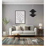 Подвесной вязаный черный светильник «Звезда Востока 02» варинант исполнения - 2 | Loft Concept в Перми