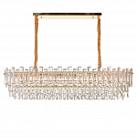 Люстра овальная с хрустальными подвесками Gorgeous Crystal Light варинант исполнения - 3 | Loft Concept в Перми