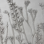 Панно Серые цветы варинант исполнения - 4 | Loft Concept в Перми