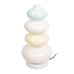 Настольная лампа из стеклянных сфер в пастельных тонах Высота 40 см Pastel Lunaria варинант исполнения - 2 | Loft Concept в Перми