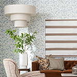 Люстра круглая трехъярусная с тканевыми абажурами Light Soft Glow варинант исполнения - 4 | Loft Concept в Перми