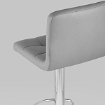 Барный стул с сиденьем серого цвета Honory варинант исполнения - 6 | Loft Concept в Перми