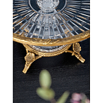 Чаша из прозрачного стекла с фигурками разноцветных попугаев на ободке 38 Eden Garden варинант исполнения - 4 | Loft Concept в Перми