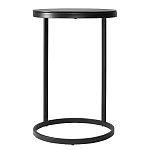 Кофейный столик круглый чёрный Compact Loft варинант исполнения - 1 | Loft Concept в Перми