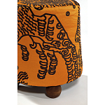 Пуф Wakonda Terracotta Tiger Mountain с Круглыми ножками  варинант исполнения - 3 | Loft Concept в Перми