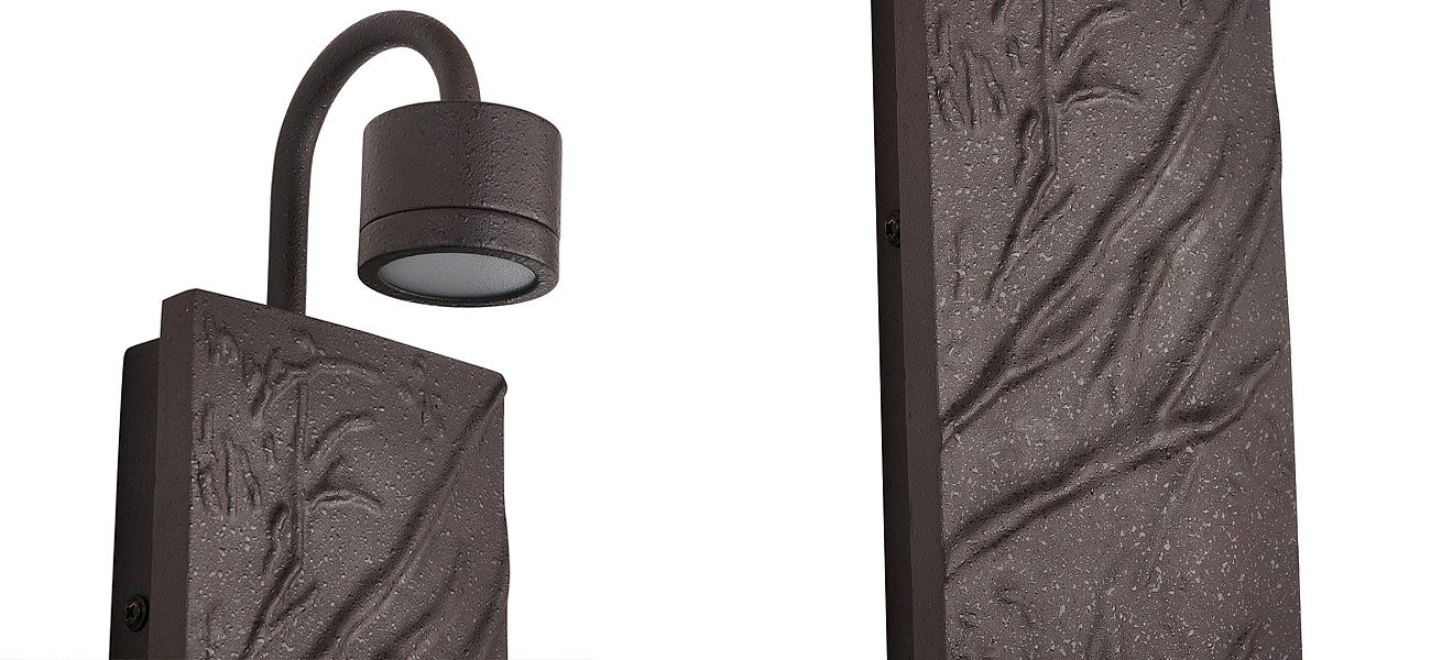 Бра с фактурой дерева Bark Black Бра с фактурой дерева Bark Black - Loft-Concept в Перми