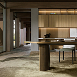 Дизайнерский рабочий стол из металла BLEVIO Table варинант исполнения - 6 | Loft Concept в Перми