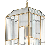 Подвесной светильник с рельефным стеклом Embossed Glass варинант исполнения - 1 | Loft Concept в Перми