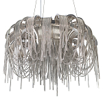 Люстра подвесная круглая с изогнутыми металлическими дугами и ниспадающими цепочками 65 см Atlantis Chain варинант исполнения - 16 | Loft Concept в Перми