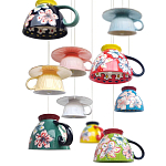 Подвесные светильники в виде чаши с цветочным орнаментом Flower Reversal варинант исполнения - 2 | Loft Concept в Перми