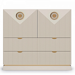 Комод с фактурным фасадом Satin Furniture варинант исполнения - 2 | Loft Concept в Перми