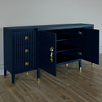 Большой Комод-буфет Elsa Dreams Blue с ящиками варинант исполнения - 4 | Loft Concept в Перми