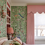 Обои ручная роспись Belvoir Pistachio варинант исполнения - 3 | Loft Concept в Перми