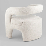 Кресло дизайнерское для лаунж зоны жемчужного цвета Pearl Lounge варинант исполнения - 6 | Loft Concept в Перми