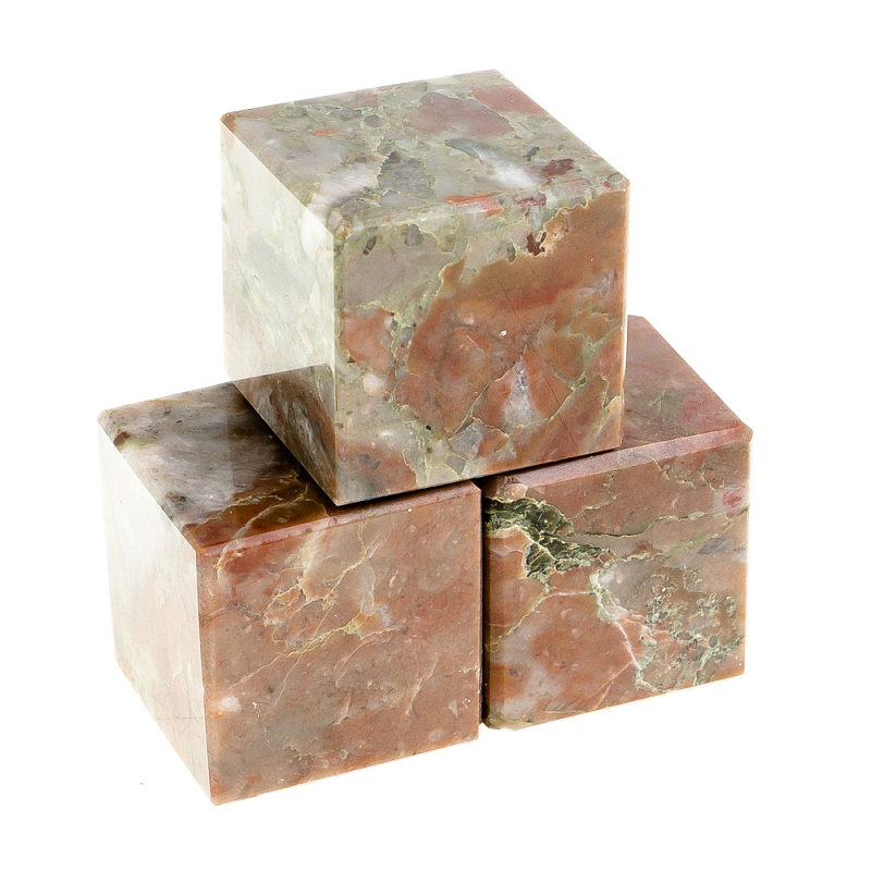 Камни для охлаждения виски из натурального камня креноид Natural Stone Cube Креноид в Перми | Loft Concept 