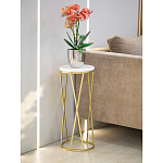 Столик дизайнерский Beige marble варинант исполнения - 6 | Loft Concept в Перми