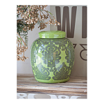Банка с крышкой Porcelain Malachite Jar варинант исполнения - 3 | Loft Concept в Перми