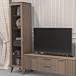 Витрина левая 1-дверная с ящиком и 5-ю полками Harper Line варинант исполнения - 2 | Loft Concept в Перми