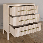 Комод Primo с 3 выдвижными ящиками Светлый дуб варинант исполнения - 5 | Loft Concept в Перми