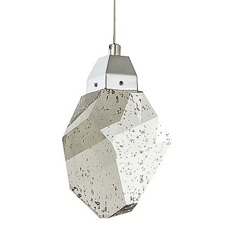 Подвесной светильник с хрустальным плафоном хром Esme Crystal Chrome Hanging Lamp Хром Прозрачный Подвесной светильник с хрустальным плафоном хром Esme Crystal Chrome Hanging Lamp Хром Прозрачный в Перми | Loft Concept