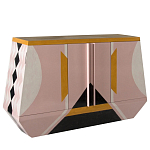 Дизайнерский комод с геометрическим рисунком Arredi варинант исполнения - 1 | Loft Concept в Перми
