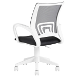 Офисное кресло с основанием из белого пластика Desk chairs Black варинант исполнения - 5 | Loft Concept в Перми