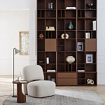 Приставной столик из массива дерева Walnut варинант исполнения - 7 | Loft Concept в Перми