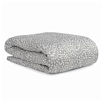 Постельное белье серого цвета с рисунком 200х220 см Blossom Essence варинант исполнения - 1 | Loft Concept в Перми