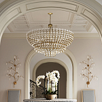 Бра с каркасом в виде веток усыпанных кристаллами Branches with Crystals варинант исполнения - 4 | Loft Concept в Перми