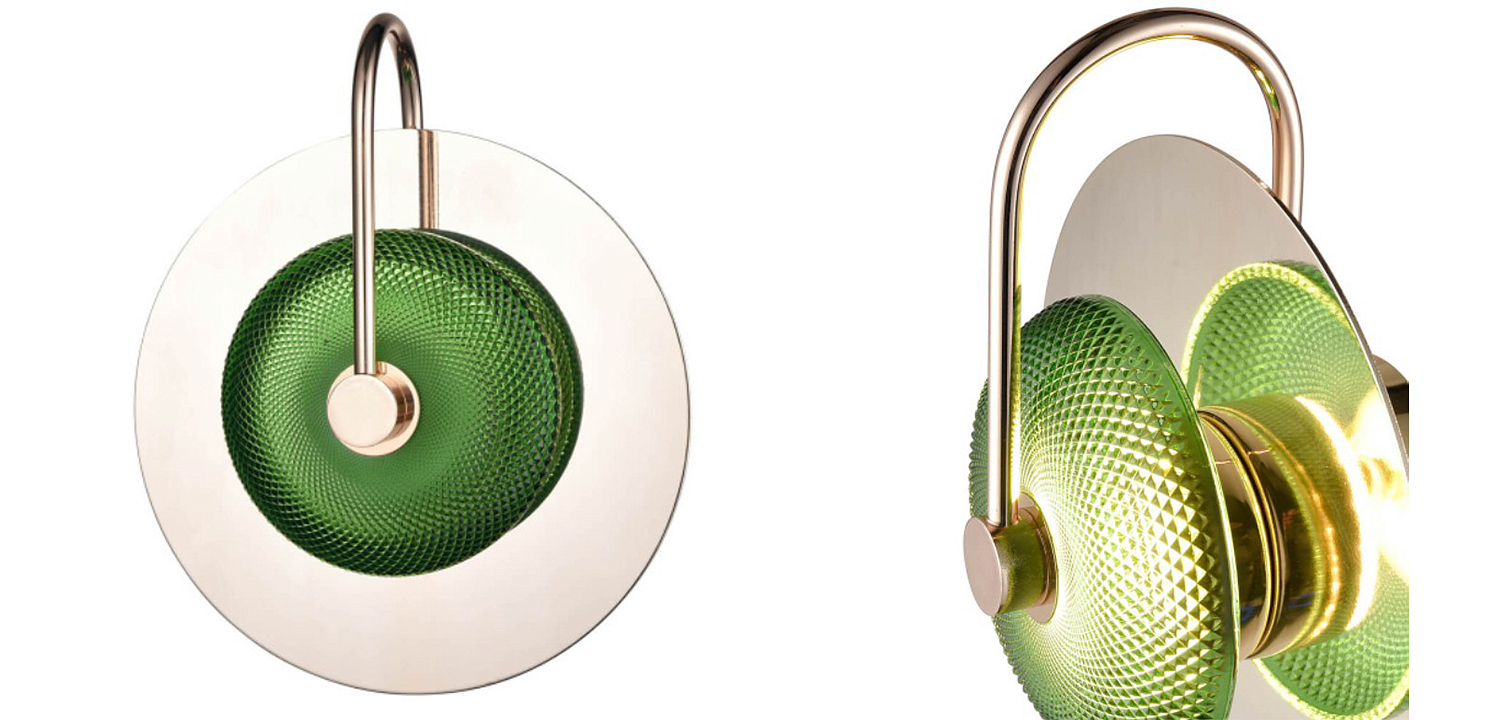Бра Green Disk One Mirrored Бра Green Disk One Mirrored - Loft-Concept в Перми