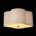 Потолочный светильник с белым волнистым плафоном из ткани Vitorino варинант исполнения - 2 | Loft Concept в Перми