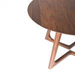 Обеденный стол круглый с изогнутыми ножками Godenza Round V Table варинант исполнения - 2 | Loft Concept в Перми