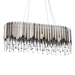 Большая многоярусная люстра Iroh Future Хром варинант исполнения - 1 | Loft Concept в Перми