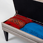 Мягкая банкетка с зоной для хранения Casket Beige варинант исполнения - 4 | Loft Concept в Перми