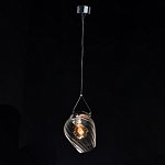 Подвесной светильник со стеклянном плафоном в форме бокала Kaleido варинант исполнения - 3 | Loft Concept в Перми