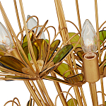 Люстра золотого цвета в форме цветка Hanging Flowers варинант исполнения - 1 | Loft Concept в Перми