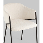 Стул Brace букле белый варинант исполнения - 2 | Loft Concept в Перми