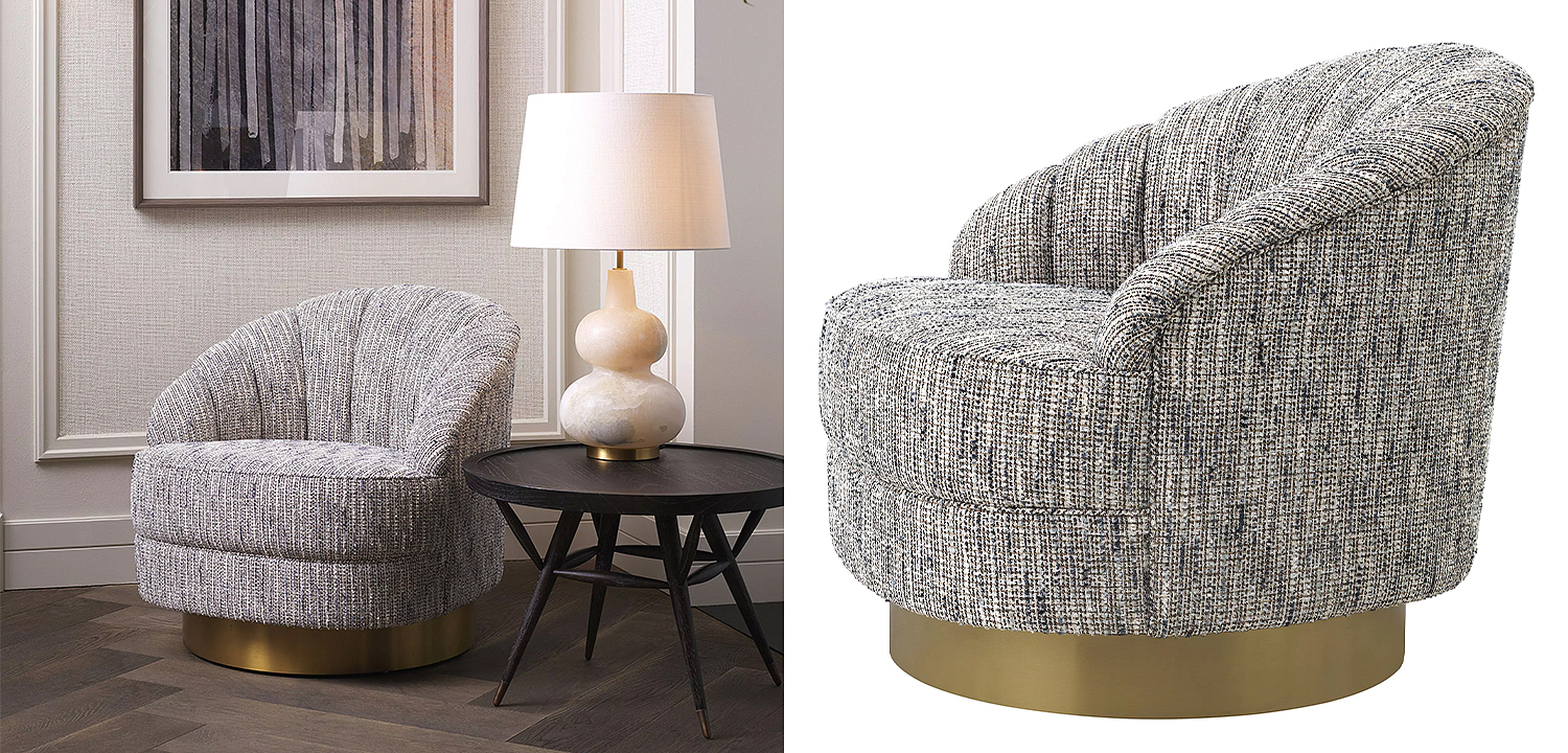 Кресло Eichholtz Swivel Chair Hadley Кресло Eichholtz Swivel Chair Hadley - Loft-Concept в Перми