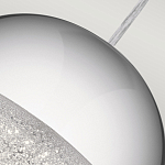 Подвесной светильник со сферическим плафоном из акрила с циркониевыми вкраплениями Kichler варинант исполнения - 6 | Loft Concept в Перми