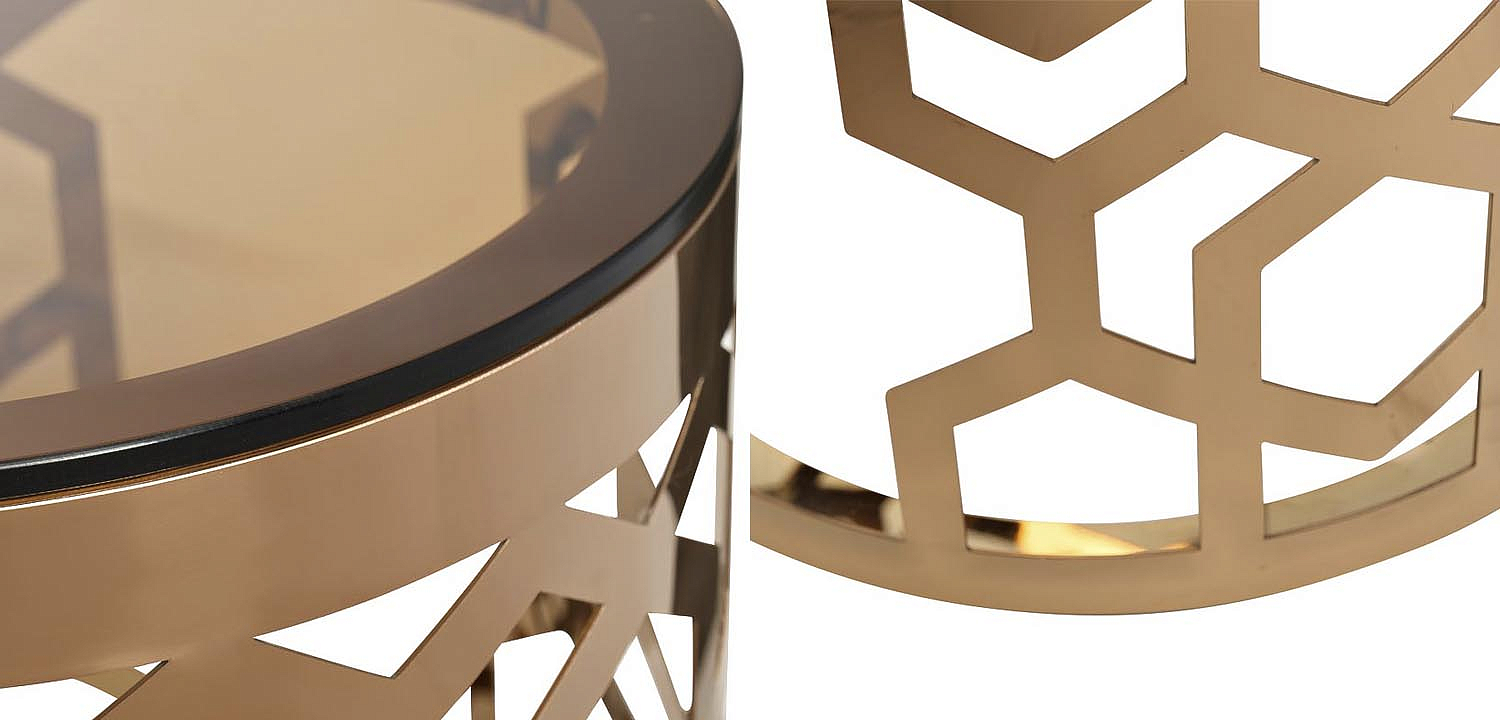 Подставка Yen Geometry pink gold cylinder 70 Подставка Yen Geometry pink gold cylinder 70 - Loft-Concept в Перми