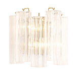 Бра с вертикальными стеклянными подвесками Hexagon Tube Light варинант исполнения - 3 | Loft Concept в Перми