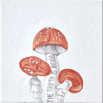 Плитка с узором Мухомор варинант исполнения - 2 | Loft Concept в Перми