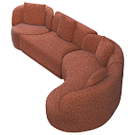 Модульный диван Calypso с кушеткой варинант исполнения - 2 | Loft Concept в Перми