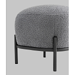 Пуф Стоун букле Fluffy темно-серый варинант исполнения - 2 | Loft Concept в Перми