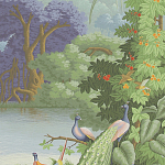 Обои ручная роспись Le Brésil Eden варинант исполнения - 2 | Loft Concept в Перми