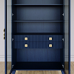 Дизайнерский шкаф витрина Elsa Dreams Blue с 4-мя ящиками варинант исполнения - 6 | Loft Concept в Перми