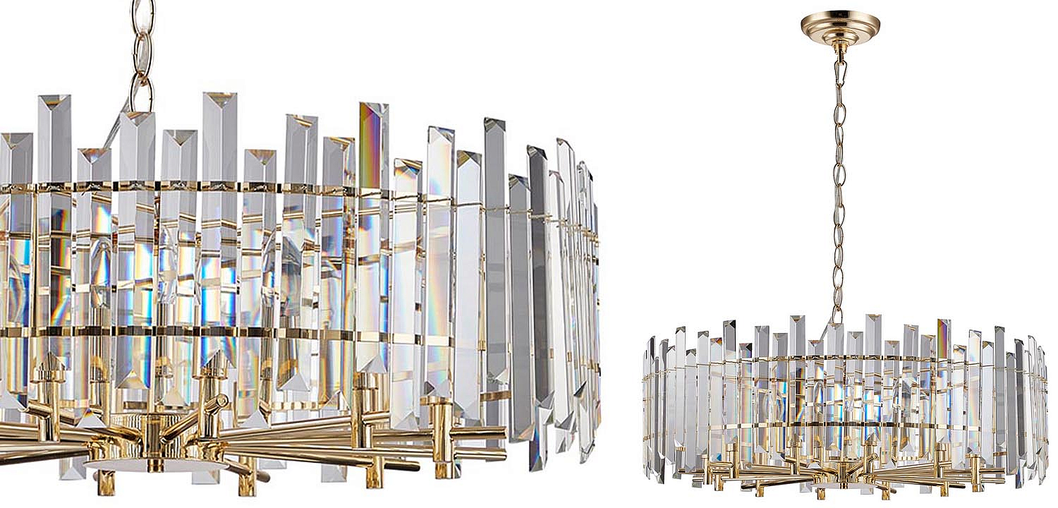 Люстра Langley Chandelier gold 80 Люстра Langley Chandelier gold 80 - Loft-Concept в Перми