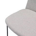 Стул мягкий светло-серый Chair Gray Runners варинант исполнения - 6 | Loft Concept в Перми