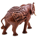 Статуэтка из дерева суар в виде слона Two Tusks варинант исполнения - 2 | Loft Concept в Перми