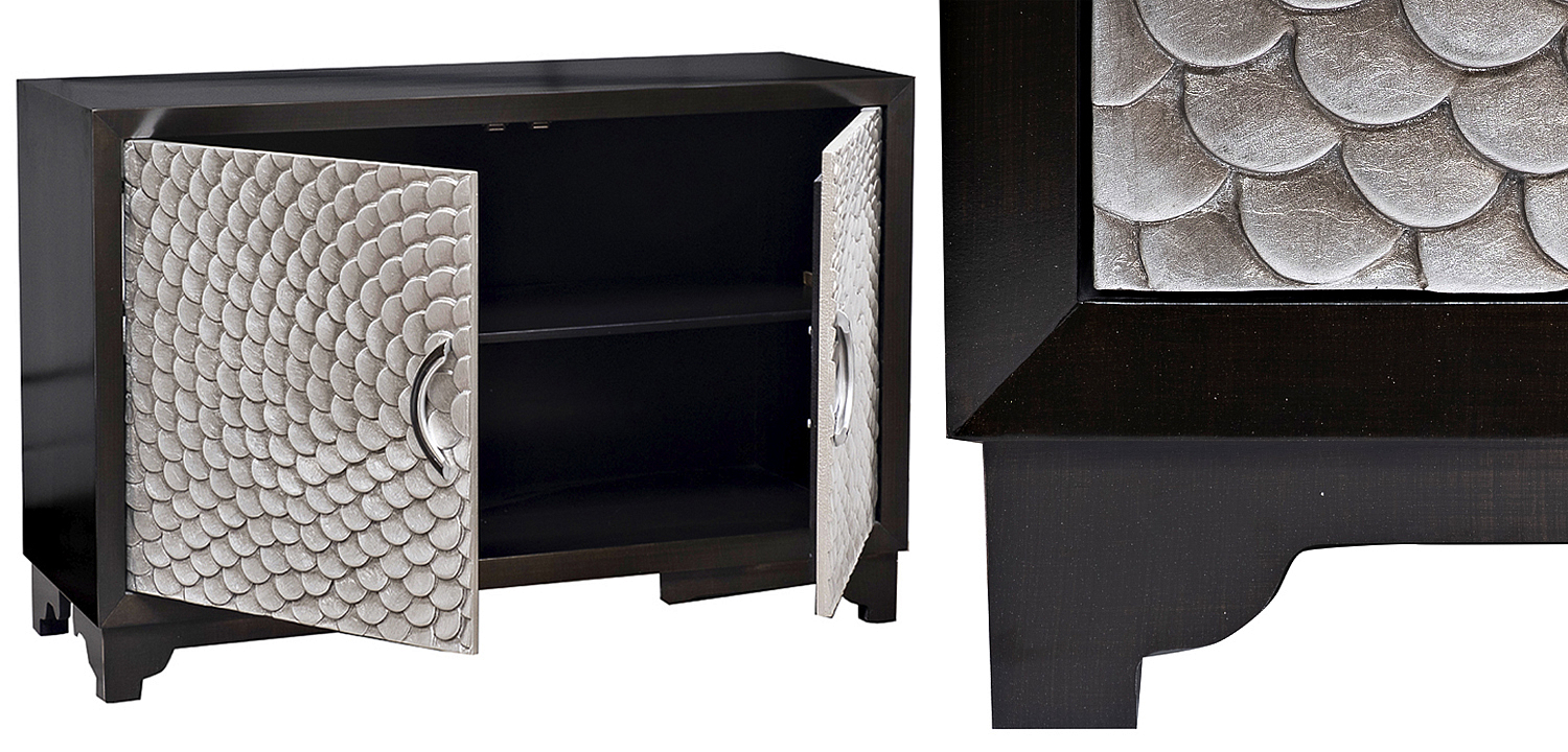Комод с рельефным орнаментом Рыбья чешуя Fish scales Chest of drawers Комод с рельефным орнаментом Рыбья чешуя Fish scales Chest of drawers - Loft-Concept в Перми